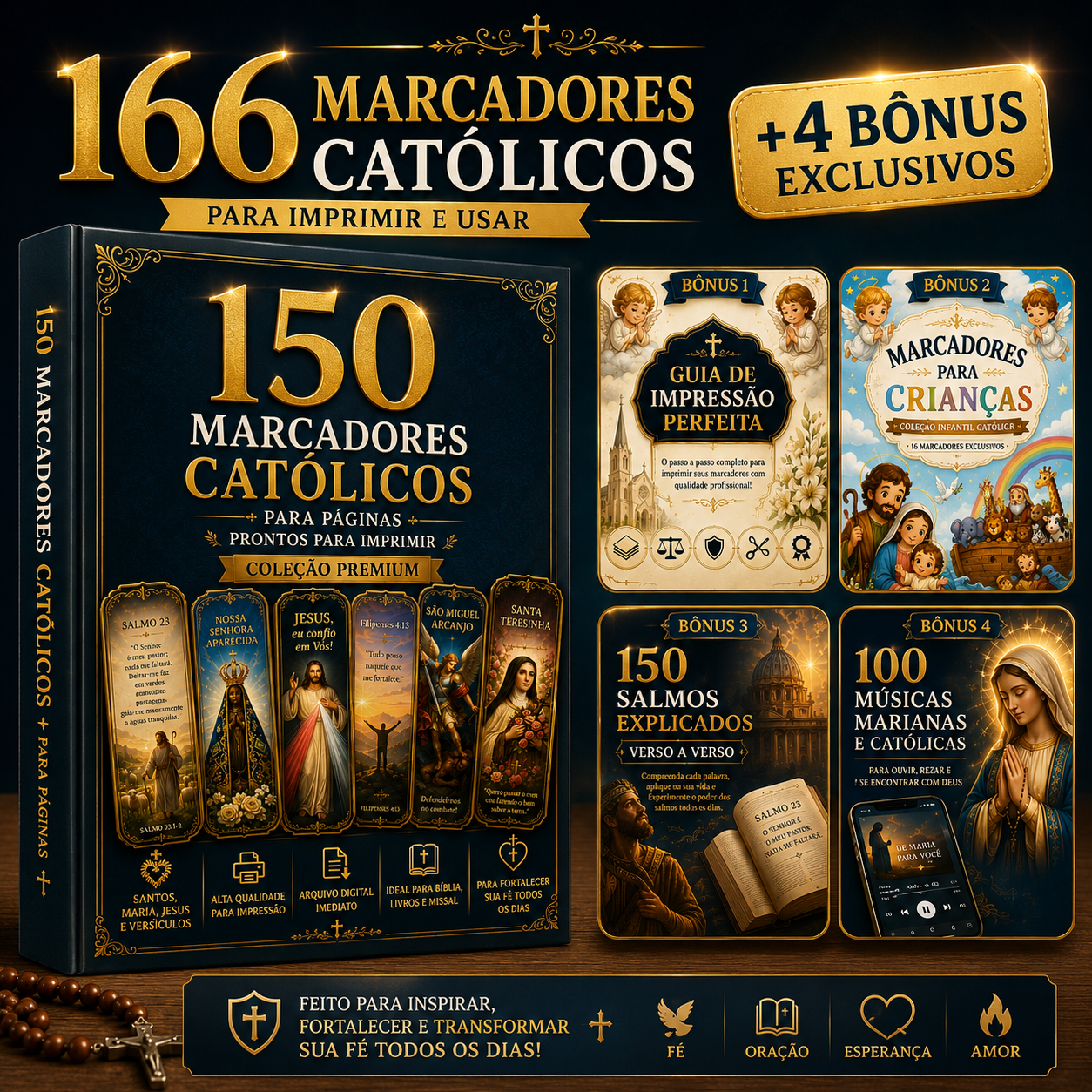 150 Marcadores Católicos